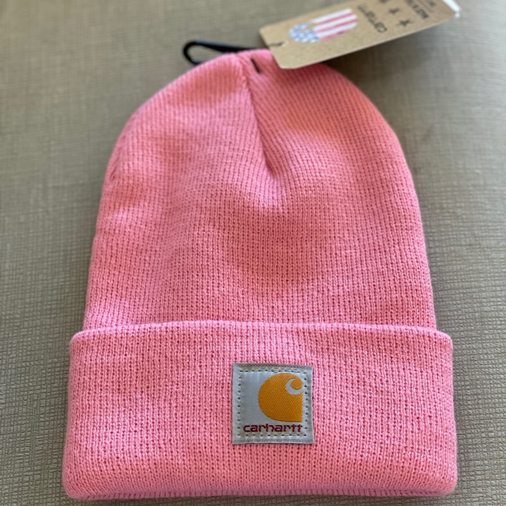 Carhartt toddler pink beanie